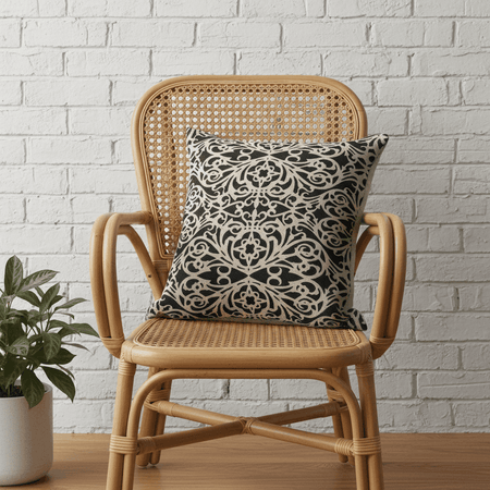 handprinted linen homwares designed and made in australia
