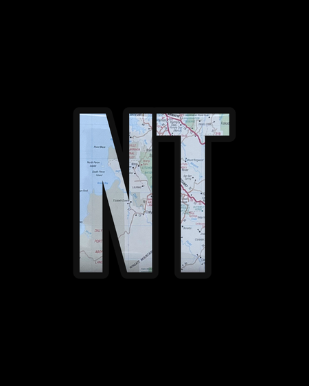 NT Maps logo with blue and green gradient design