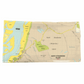 Recycled Street Map Wallet - North Stradbroke | Minjerriba Island