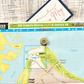 Recycled Street Map Wallet - North Stradbroke | Minjerriba Island