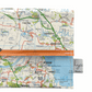Recycled Street Map Wallet - Brisbane and Surrounding Suburbs