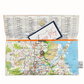 Recycled Street Map Wallet - Brisbane and Surrounding Suburbs