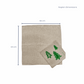 Christmas Trees Linen Napkin - Emerald Green (Set of 4)