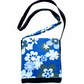 Fresh Flowers Cross Body dark denim satchel with Cath Kidston print and adjustable strap