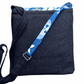 Fresh Flowers Cross Body Dark Denim Satchel