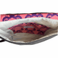 Peacocks in Purple Cross Body Dark Denim Satchel