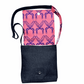 Peacocks in Purple Cross Body Dark Denim Satchel