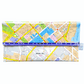 Recycled street map wallet made from Brisbane UBD directory featuring Spring Hill, Brisbane City Centre, and Fortitude Valley streets