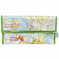 Recycled Street Map Wallet - Brisbane Parking Areas