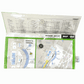 Recycled Street Map Wallet - Brisbane Airport