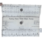 Vintage Sheet Music Wallet - "Funny How Time Slips Away"