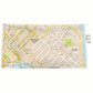 Recycled street map wallet by Lyssy May featuring Fortitude Valley, Kangaroo Point, Newstead, and Bowen Hills areas of Brisbane. back view of wallet