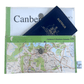 Recycled Map Wallet - Canberra Southern Suburbs - Explore Australia