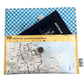 Recycled street map wallet featuring Brisbane approach and bypass routes from 1995 Australian road atlas