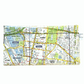 Recycled Street Map Wallet - Central Sydney and Surrounds