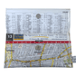 Sydney wallet with a map design and text on a white background