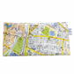 Recycled Street Map Wallet - Sydney Central Station, Surry Hills, Darlinghurst