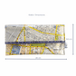 Recycled Street Map Wallet - Sydney Central Station, Surry Hills, Darlinghurst