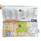 Recycled Street Map Wallet - Sydney Central Station, Surry Hills, Darlinghurst