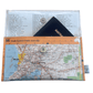Recycled Map Wallet featuring South Eastern South Australia map with magnetic closure and clear PVC protection