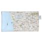 Recycled Street Map Wallet - Adelaide and Southern Suburbs