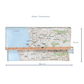 Recycled Street Map Wallet - Adelaide and Southern Suburbs