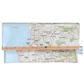 Recycled Street Map Wallet - Adelaide and Southern Suburbs