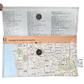 Recycled Street Map Wallet - Adelaide and Southern Suburbs