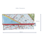 Recycled Street Map Wallet -  Albert Park, Middle Park, South Melbourne, Port Melbourne