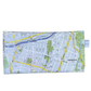 Recycled Street Map Wallet - Lyssy May Handmade Wallet recycled map of Lilyfield, Rozelle, Annandale and Leichhardt