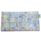 Back view of handmade map wallet featuring Melbourne by Lyssy May Australia