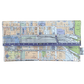 Recycled street map wallet featuring Melbourne city streets and Carlton Gardens design
