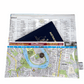 Recycled Street Map Wallet - Oxley, Inala, Durack, Darra, Fig Tree Pocket