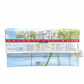 Recycled street map wallet featuring Sydney Harbour Bridge and Opera House design, handmade in Australia