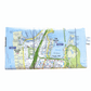 Recycled Street Map Wallet - Sydney Harbour Bridge and Surrounds