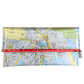 Recycled street map wallet featuring Gold Coast Tweed Heads and Coolangatta streets from 2000s Brisbane UBD directory