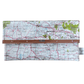 Recycled Map Wallet - Regional Victoria including Ballarat, Bendigo, Stawell