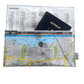 Recycled street map wallet made from Brisbane UBD map featuring Cannon Hill, Carina, Morningside, and Colmslie suburbs