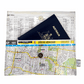 Recycled Street Map Wallet - Carina Heights, Camp Hill, Holland Park, Mount Gravatt East, Mansfield,