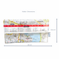 Recycled Street Map Wallet - Elizabeth Bay, Kings Cross, Paddington