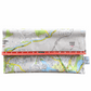 Recycled Street Map Wallet - Gold Coast Palm Beach, Currumbin, Cobaki Lakes