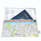 Recycled Street Map Wallet made from Brisbane UBD directory featuring Indooroopilly and surrounding suburbs