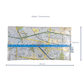 Recycled Street Map Wallet - Loganlea, Meadowbrook, Slacks Creek, Springwood