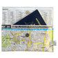 Recycled street map wallet featuring Brisbane suburbs Mount Gravatt, Mansfield, Eight Mile Plains, and Wishart, made from vintage UBD street directory pages.