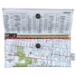 Recycled Street Map Wallet - Carlton North, Parkville, Brunswick