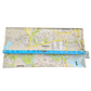 Recycled Street Map Wallet featuring Brisbane suburbs Strathpine, Brendale, Bray Park, Petrie, Lawnton made from 2009 UBD map pages