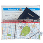 Recycled Street Map Wallet - Collingwood, Fitzroy, Carlton, Clifton Hill